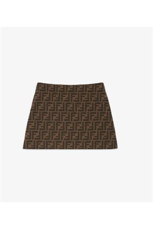 Ff Jacquard Skirt FENDI KIDS | JFE151AQTKF15B6